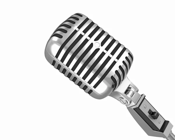 Classic microphone closeup — Stock Photo, Image