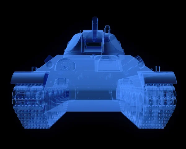 Röntgenversion des sowjetischen t34-Panzers — Stockfoto