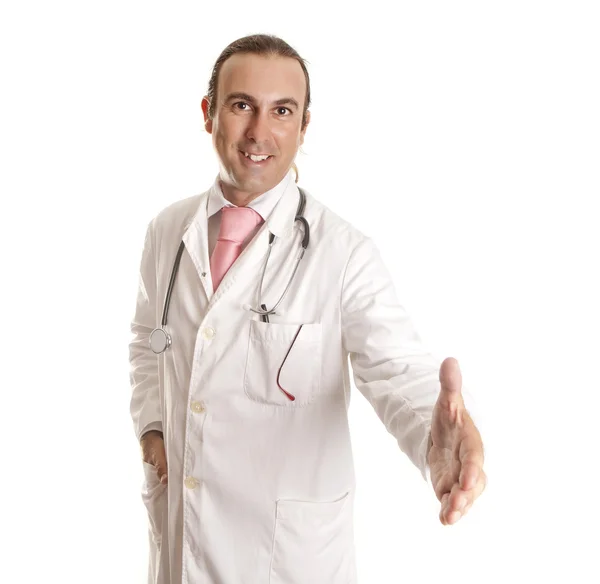 Stretta di mano medico — Foto Stock