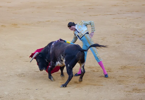 Juan Cortes in piazza — Foto Stock