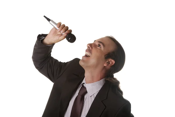 Singer man — Stock Photo, Image