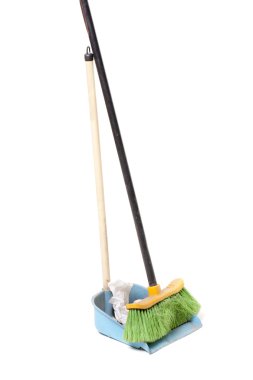 Yeşil süpürge ve faraş mavi