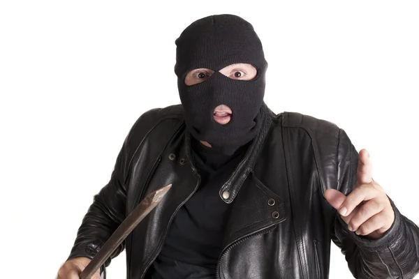 Theft tool man — Stock Photo, Image