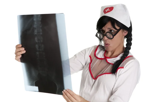 Radiografi sjuksköterska — Stockfoto