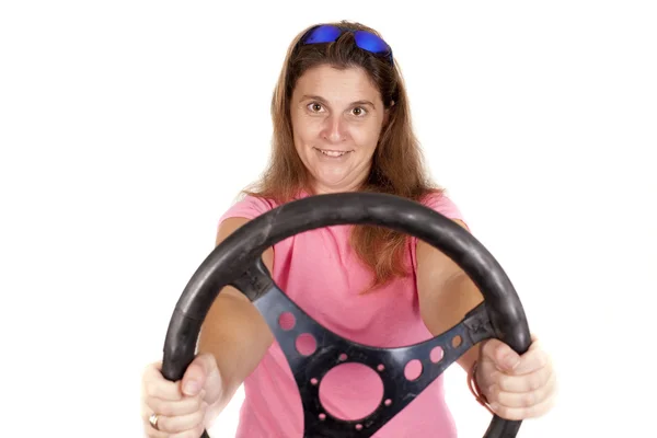 Mujer en coche —  Fotos de Stock