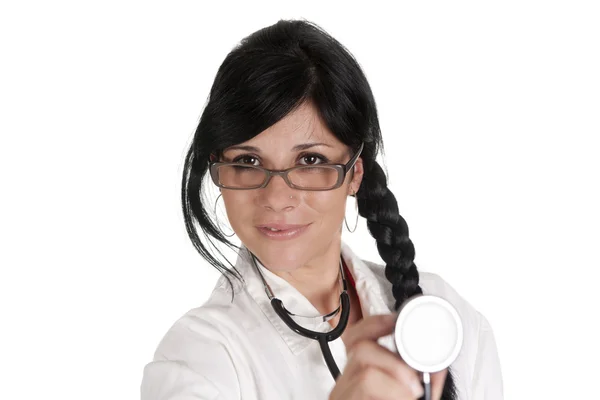 Stethoscope examination — Stock Photo, Image