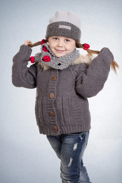 Girl winter — Stock Photo, Image