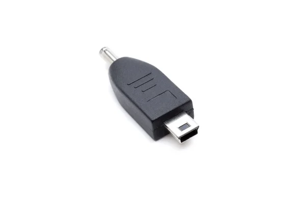 Conexion mini usb czarny — Zdjęcie stockowe