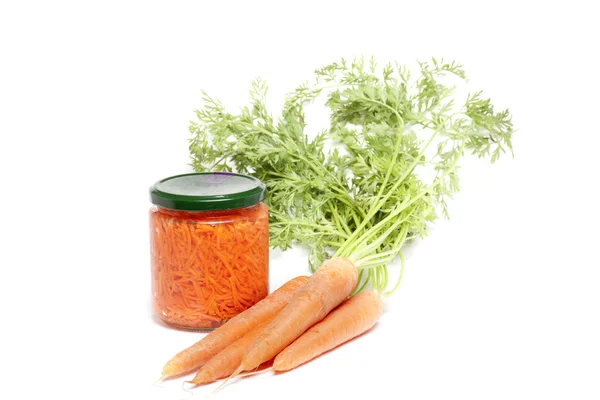 Pot carrots — Stock Photo, Image