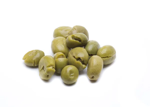 Grüne Olive — Stockfoto