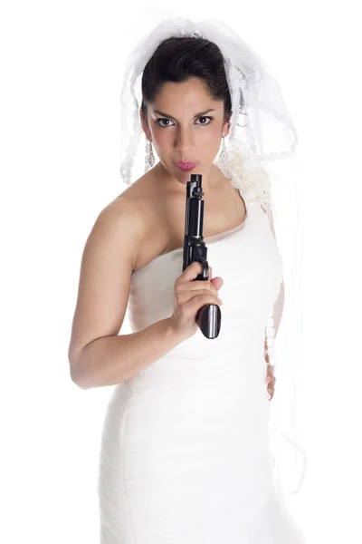 Bruden skjuta — Stockfoto