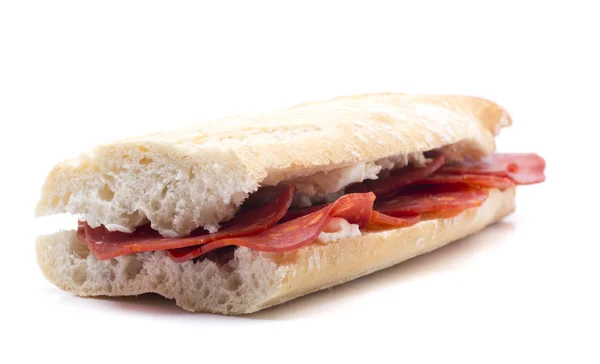 Sandwich worst varkensvlees — Stockfoto