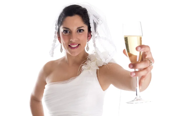 Brindis novia — Foto de Stock