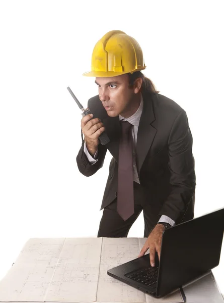 Architect in his office — Stock Photo, Image