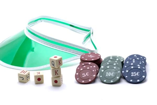 Croupier accessoires — Stockfoto