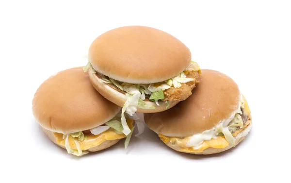 Three burguer — Stock Photo, Image