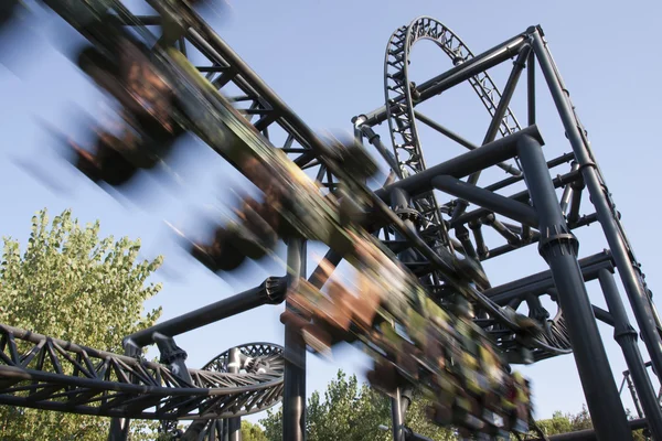 Roller coaster speed — Stock Photo, Image