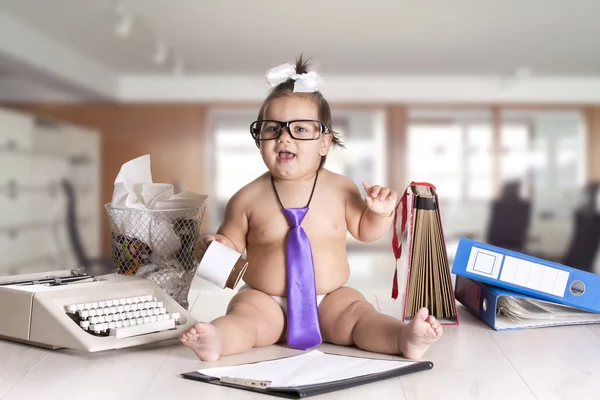 Bebé de negocios — Foto de Stock