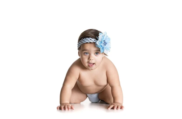 Baby crawl — Stockfoto