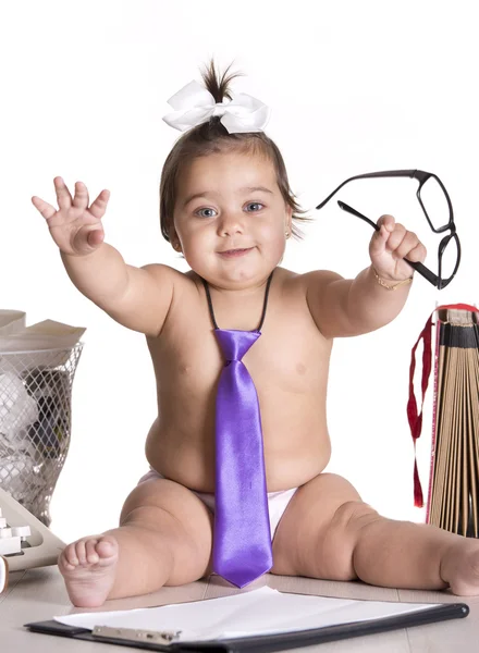Baby mini arbete — Stockfoto