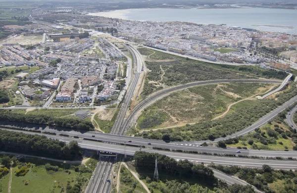 Liten stad kusten — Stockfoto