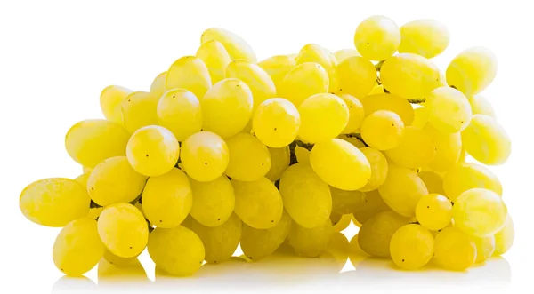 白色背景的葡萄束 — 图库照片