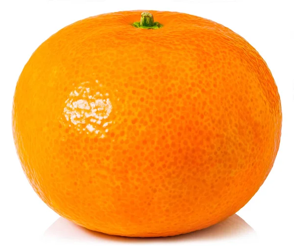 Mandarine Isoliert Auf Weißem Hintergrund Frische Mandarine — Stockfoto