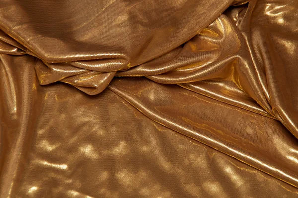 Altın kumaş arka plan katmanlı — Stok fotoğraf