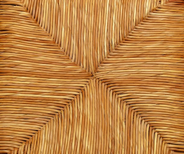 Woven natural wicker background — Stock Photo, Image