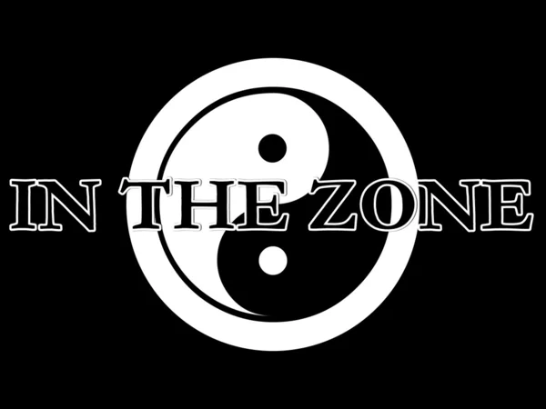 Yin yang ilustração série na zona — Fotografia de Stock