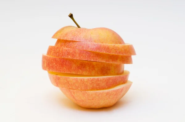 Red sliced apple — Stock Photo, Image