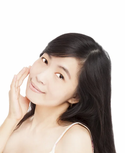 Smiling asian woman — Stock Photo, Image