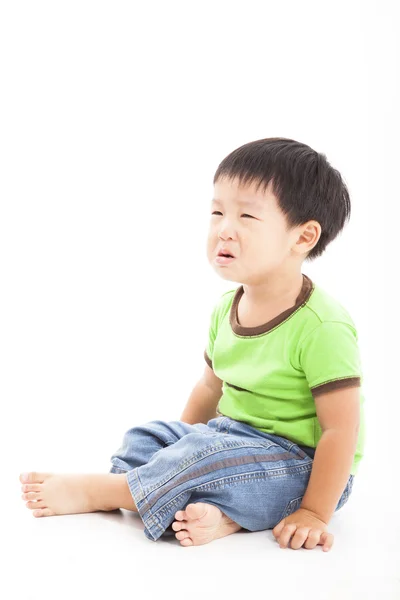 Crying boy in tears — Stock Photo, Image