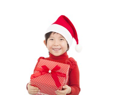 mutlu çocuk Noel hediyesi holding