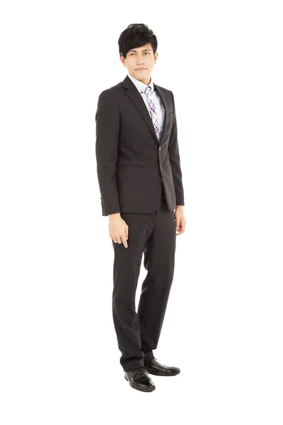 Full length of young businessman standing — Stock Photo, Image