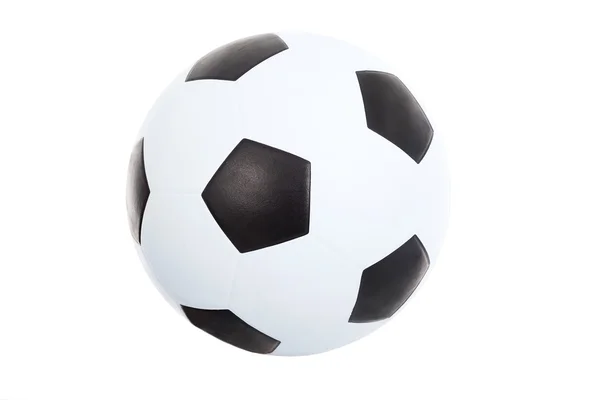 Ballon de football isolé sur blanc — Photo