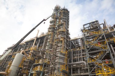 Petrokimya veya kimyasal bitki yapısı ve tasarımı 