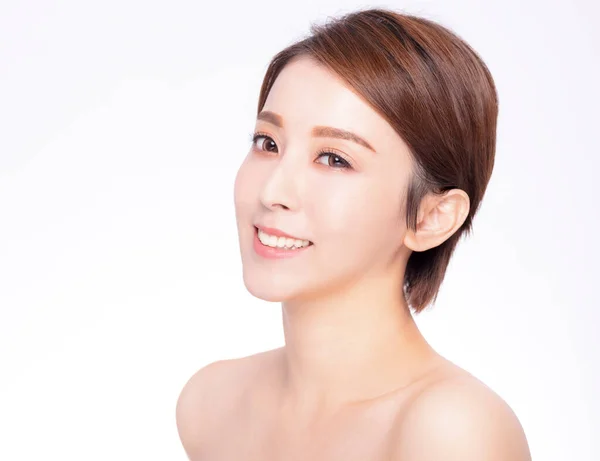 Beauty Asian Women Portrait Face Skin Care Healthy — 图库照片