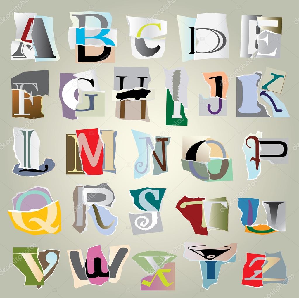Vector set alphabet