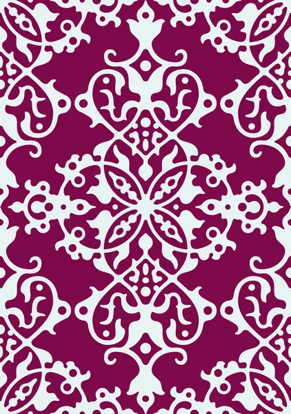 Fond damassé arabesque sans couture — Image vectorielle