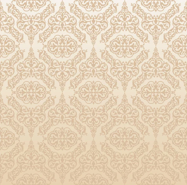 Papel pintado damasco Vintage — Vector de stock