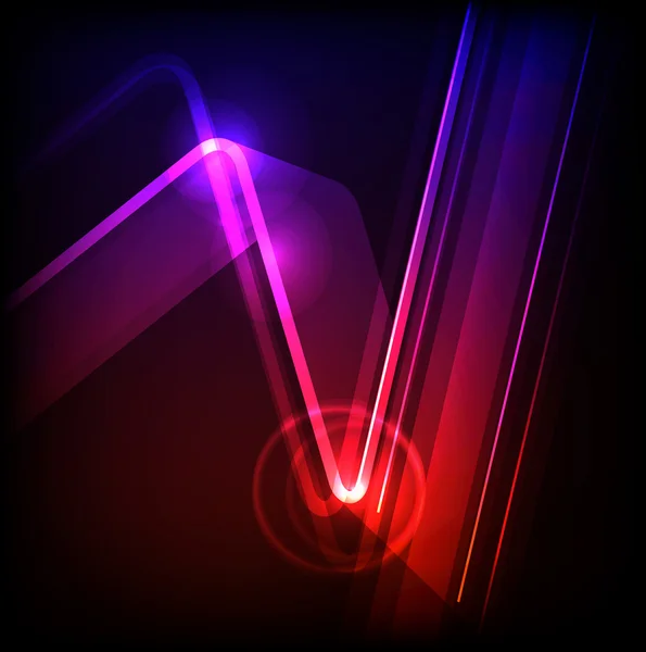 Lumini neon fundal — Vector de stoc