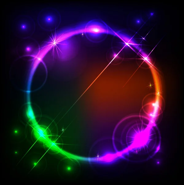Fond cercle étoilé — Image vectorielle