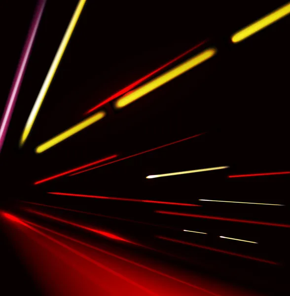 交通和街上的灯光背景 — 图库矢量图片