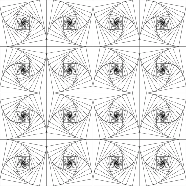 Abstrakt konst optisk illusion — Stock vektor