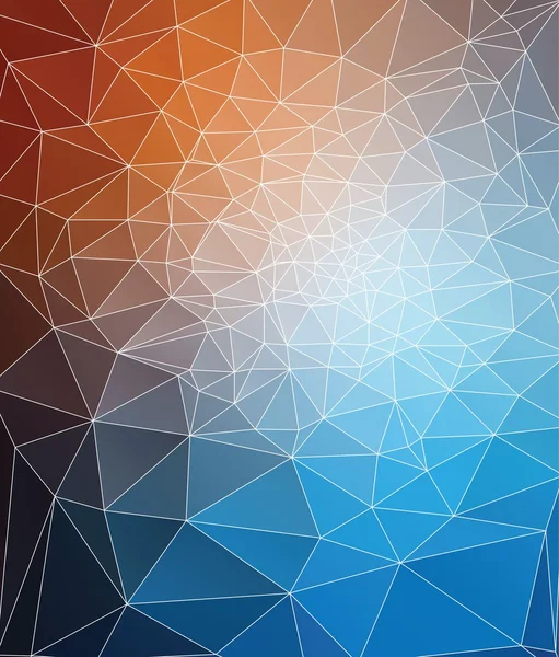 Conception de maille triangulaire — Image vectorielle