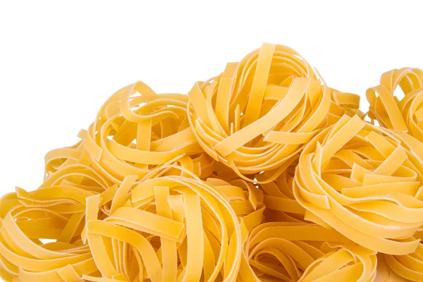 Italiensk pasta: tagliatelle — Stockfoto