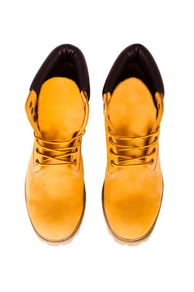 Yellow boots — Stock Photo, Image