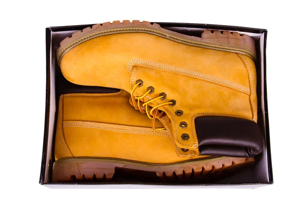 Yellow boots — Stock Photo, Image