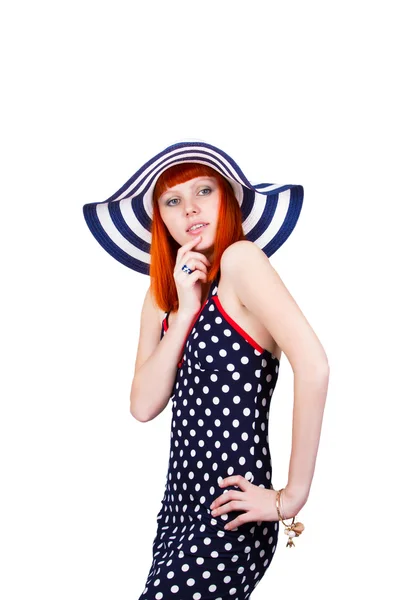 Woman ready for beach — Stock Photo, Image